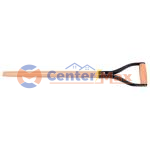 Cabo para Pá Tramontina em Madeira com Empunhadura Metálica Ergonômica 74 cm