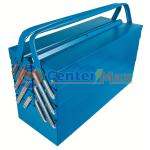 Caixa Sanfonada para Ferramentas Tramontina MASTER com 7 gavetas e Alças Fixas