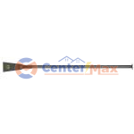 Cavadeira Reta Metálica Tramontina com Cabo Metálico 120 cm e Socador