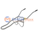 Conjunto de Braços para Carrinho de Mão Tramontina em Aço Tubular 1,2 mm Cinza