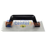 Desempenadeira Metálica de Base Lisa Tramontina com Dentes com Cabo Plástico