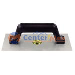 Desempenadeira Metálica de Base Lisa Tramontina sem Dentes com Cabo Plástico