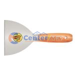 Espátula Rígida 12 cm Tramontina em Aço Carbono com Cabo de Madeira