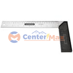 Esquadro 25 cm Tramontina em Aço Temperado com Cabo Injetado