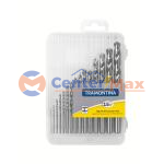 Jogo de Brocas HSS em Milímetros para Aço Tramontina DIN 338 15 Peças