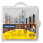 Jogo de Brocas Tramontina Mix 9 Peças