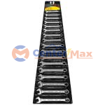 Jogo de Chaves Combinadas Tramontina Basic com Corpo em Aço Especial Cromado 17 Peças