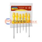 Jogo de Chaves de Fenda Tramontina MASTER Yellow com Suporte 6 Peças