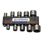 Jogo de Ponteiras Tramontina MASTER Tipo Soquete 10 Peças