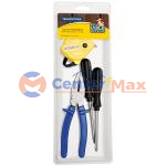 Kit de Ferramentas Tramontina com Trena Chaves de Fenda e Alicate 7 Peças
