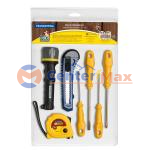 Kit de Ferramentas Tramontina com Trena Lanterna Estilete e Chaves de Fenda 7 peças