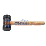 Martelo Tipo Borracha 60 mm Tramontina MASTER - Cabeça em PVC com Cabo de Madeira