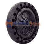 Pneu Maciço Ø 320 x 75 mm Tramontina com Roda Plástica Universal para Carrinho de Mão